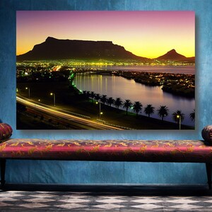 Table Mountain Cape Town Poster Print: South Africa Wall Art