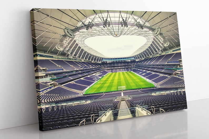 Tottenham Hotspur Stadium Canvas Print: Giclée Ink Wall Art image 1