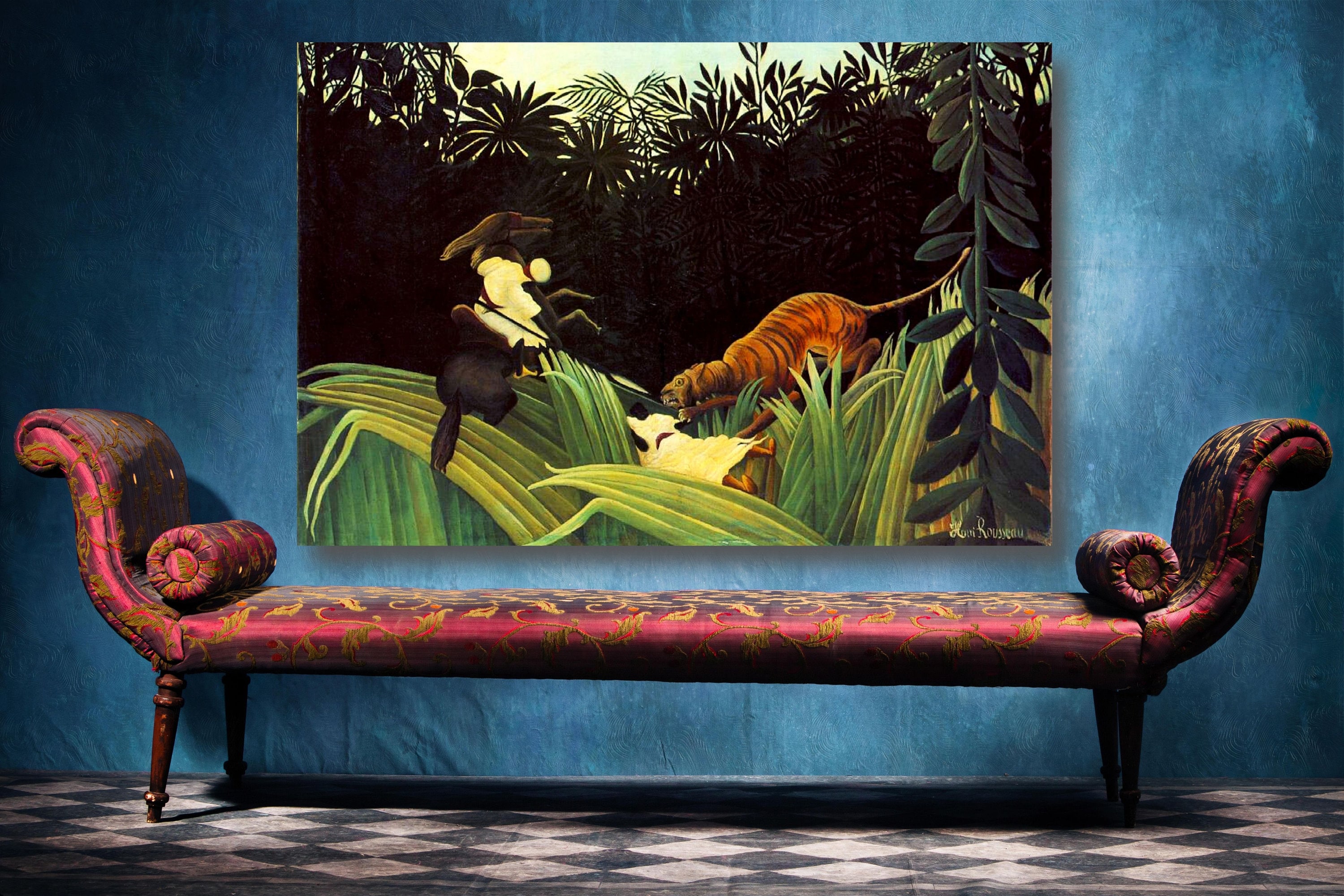 Henri Rousseau Paintings Tiger