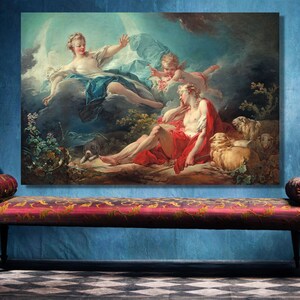 Diana and Endymion Art Print: Fragonard Fine Art Poster