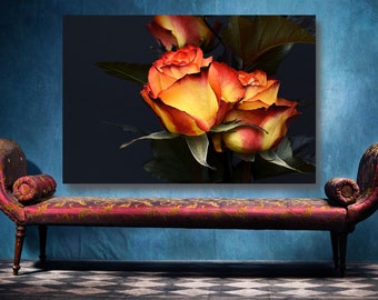 Rose Flower Poster Print: Large Floral Home Decor Wall Art