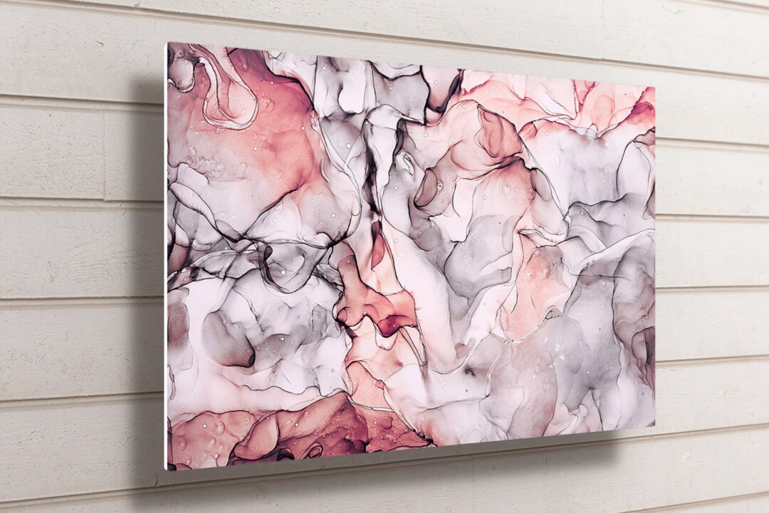 Abstract Alcohol Ink Art Print: Waterproof Aluminium Metal Wall Art - Etsy