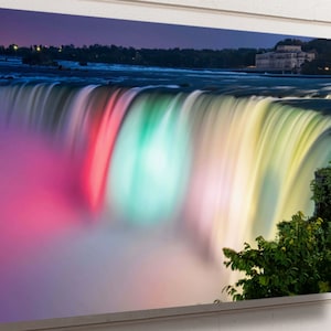 Niagara Falls Aluminum Wall Art: Waterproof Landscape Print