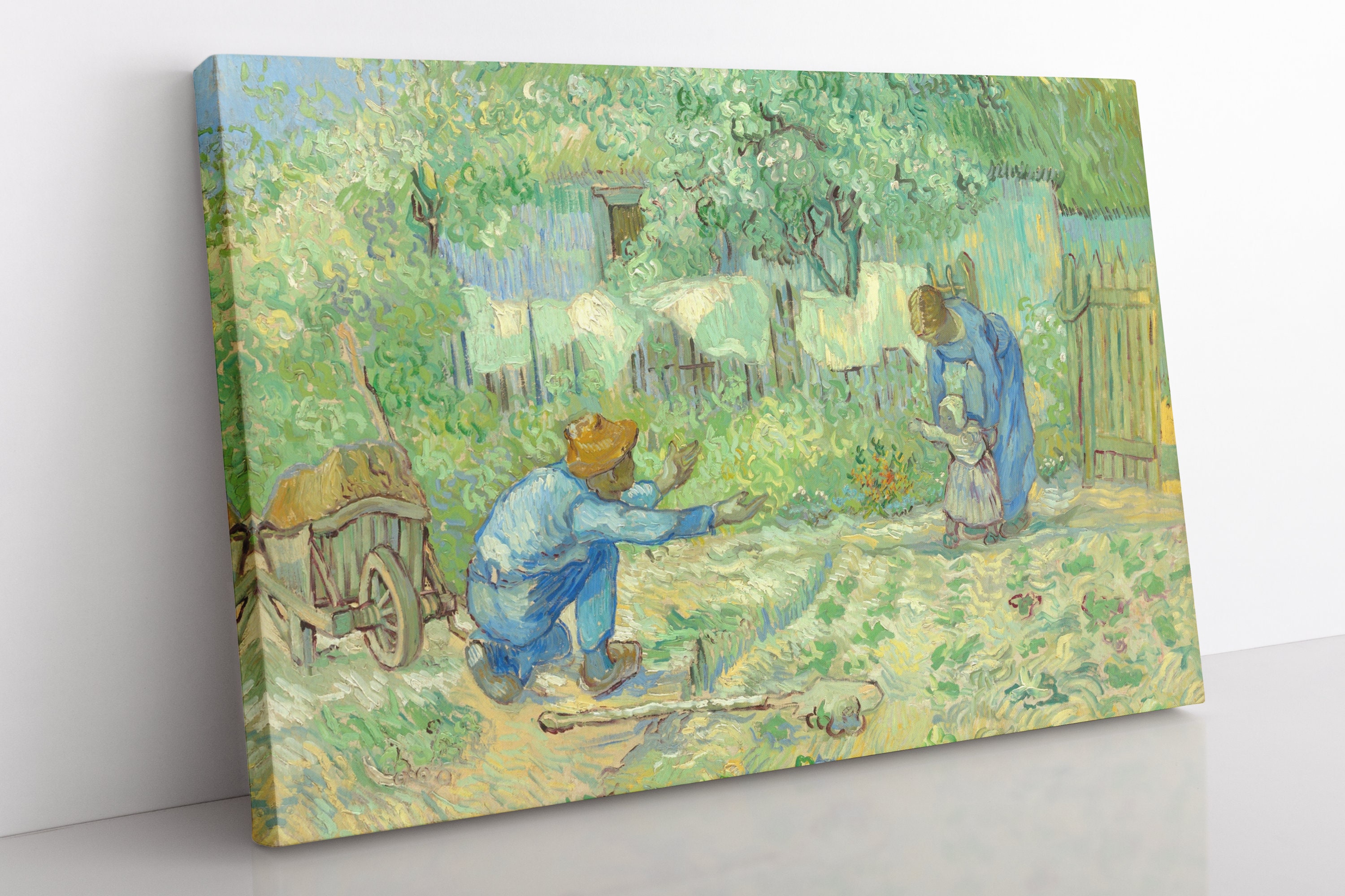 Vincent Van Gogh Eerste stappen Canvas Kunst aan de Muur - Etsy Nederland