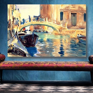John Singer Sargent Venice Print: Classical American Wall Art