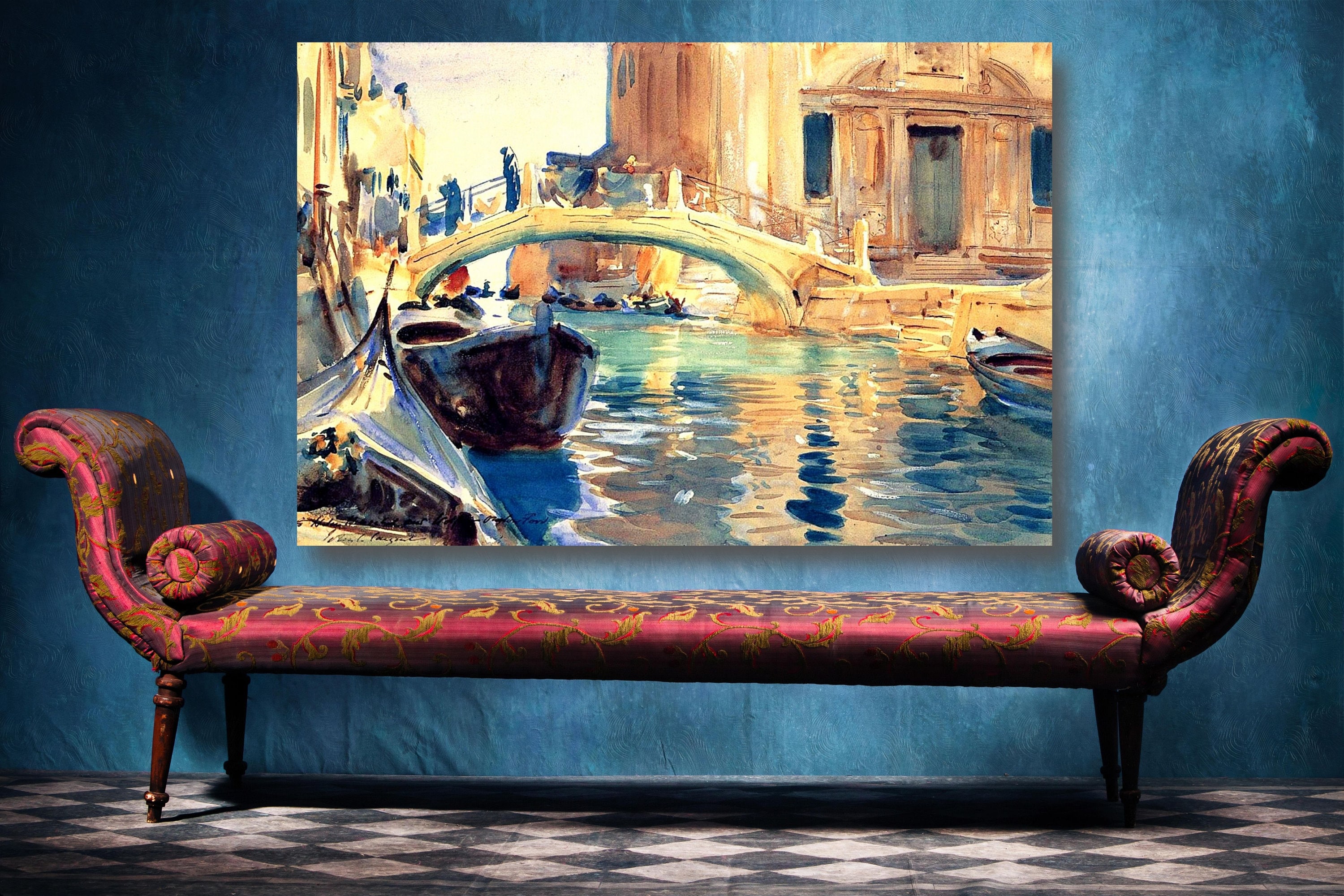 John Singer Sargent Venice Print: Classical American Wall Art