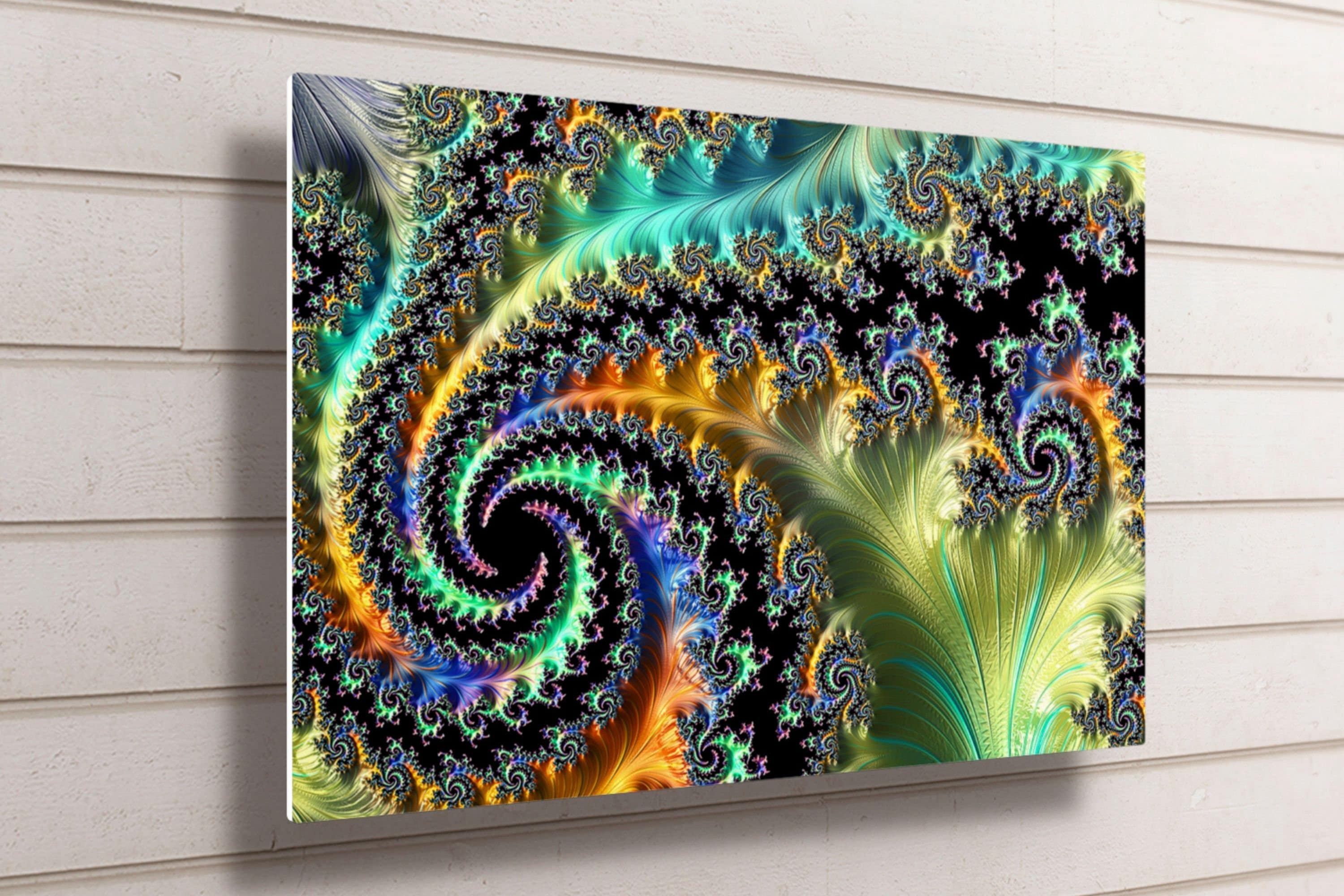 Abstract Fractal Art: Waterproof Aluminum Metal Wall Art - Etsy