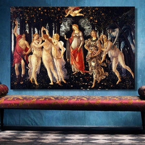 Botticelli Primavera Print: Large Unframed Fine Art Poster