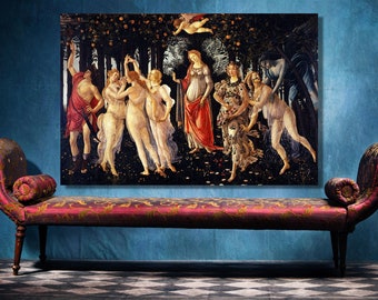 Botticelli Primavera Print: Large Unframed Fine Art Poster