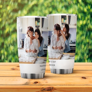 Photo Travel Cup Personalized Pictures Collage Tumbler Custom Milk Mug With Photos And Text Printing Cup Personalized Birthday Gift