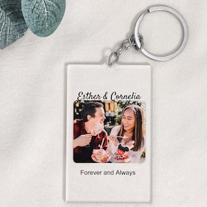 Custom Photo Keychain, Personalized Photo Keychain, Memorial Keychain, Mum Custom Photo Gift, Anniversary Gift for Her Him, Acrylic Keychain