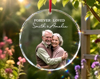 Personalized Memorial Ornament, Remembrance Gifts, Loss of Father Gift, Gifts for Family, Christmas Ornament