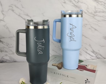 Personalized 40oz Tumbler: Engraved Insulated Travel Cup