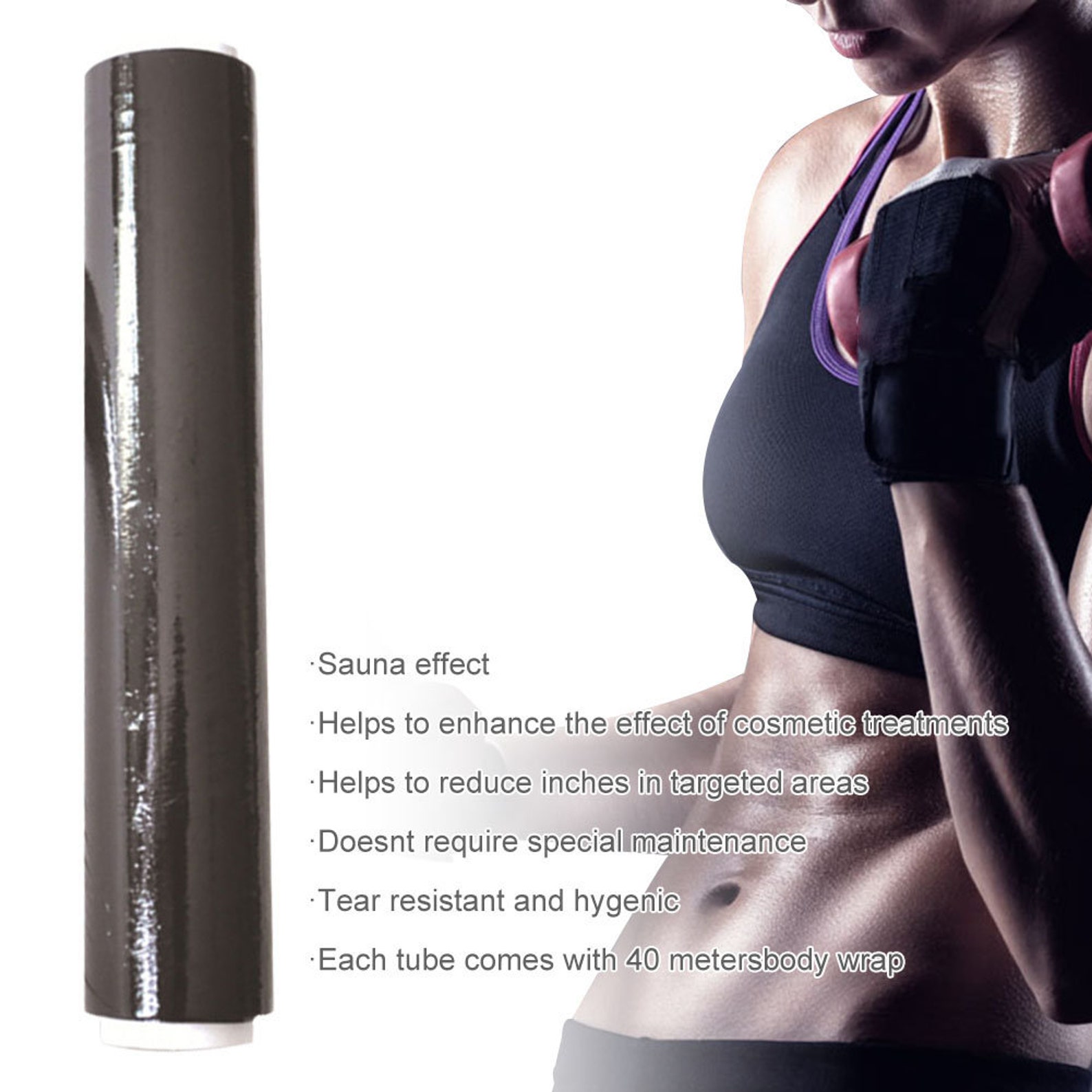 Women's Weight Lose Slimming Plastic Wrap Burning Fat Etsy