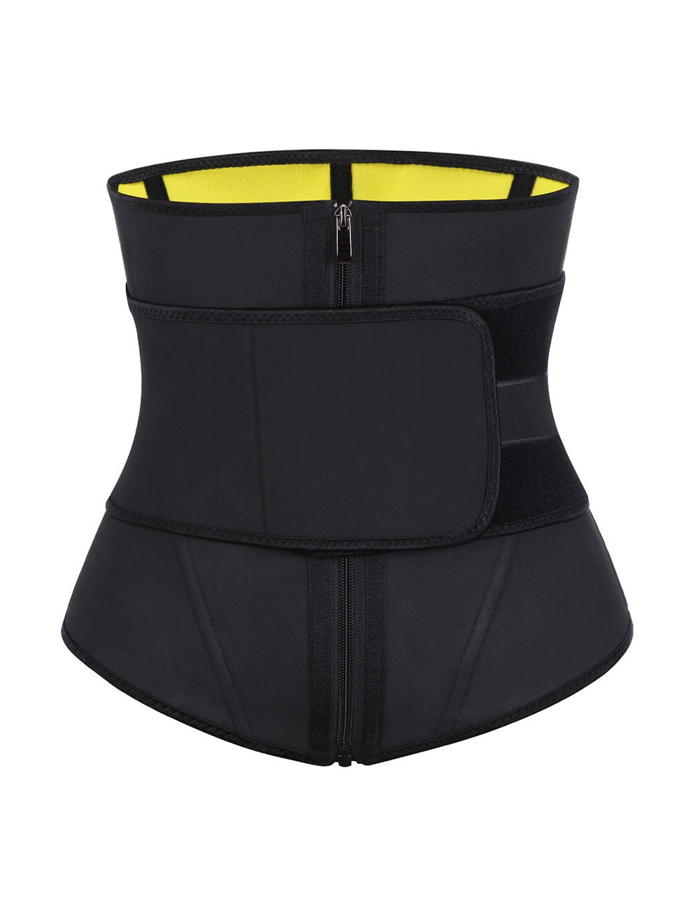 Zipper Widened Velcro Latex Waist Trainer Powerful Waist Etsy