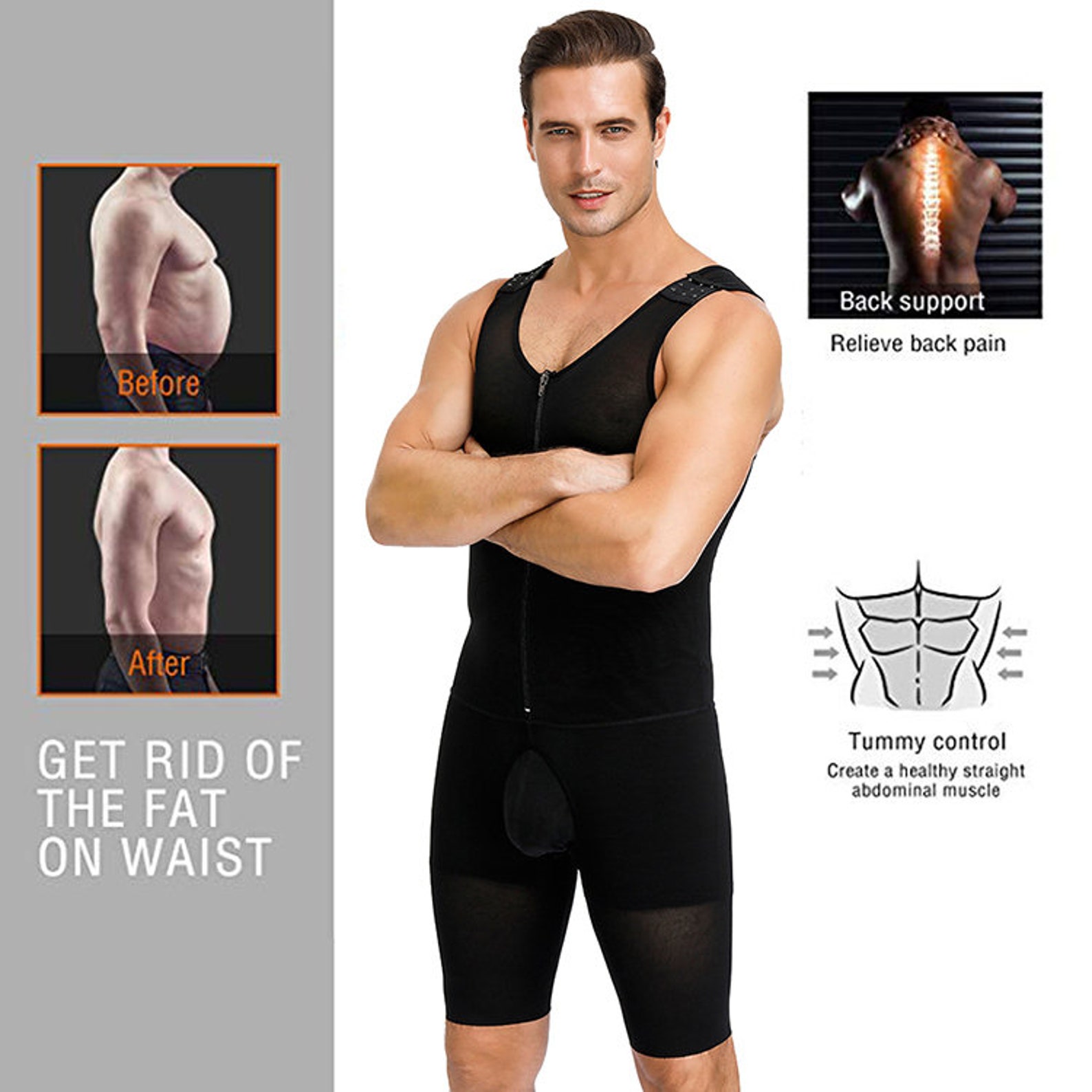 Men's Fitness Shaper Sports Underwear Tummy Control | Etsy