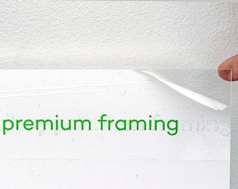 UV- Absorbent Plexiglas for Picture Frames , Custom Size up to 32x40