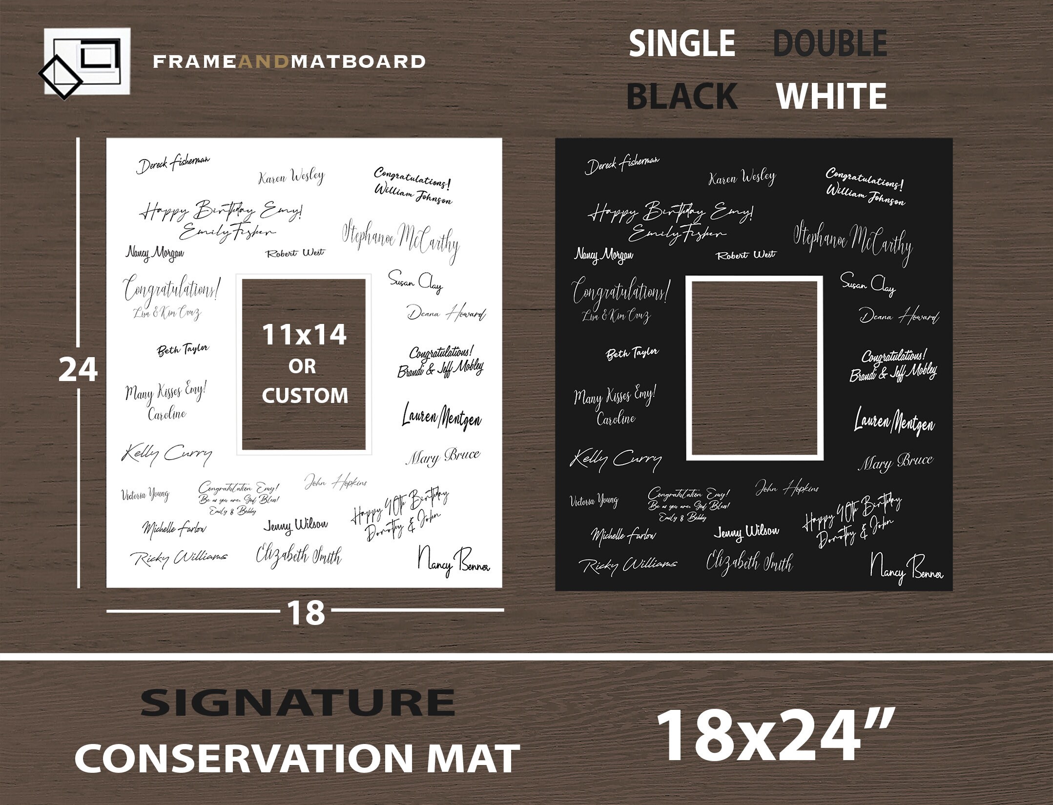 18x24 Signature Mat 