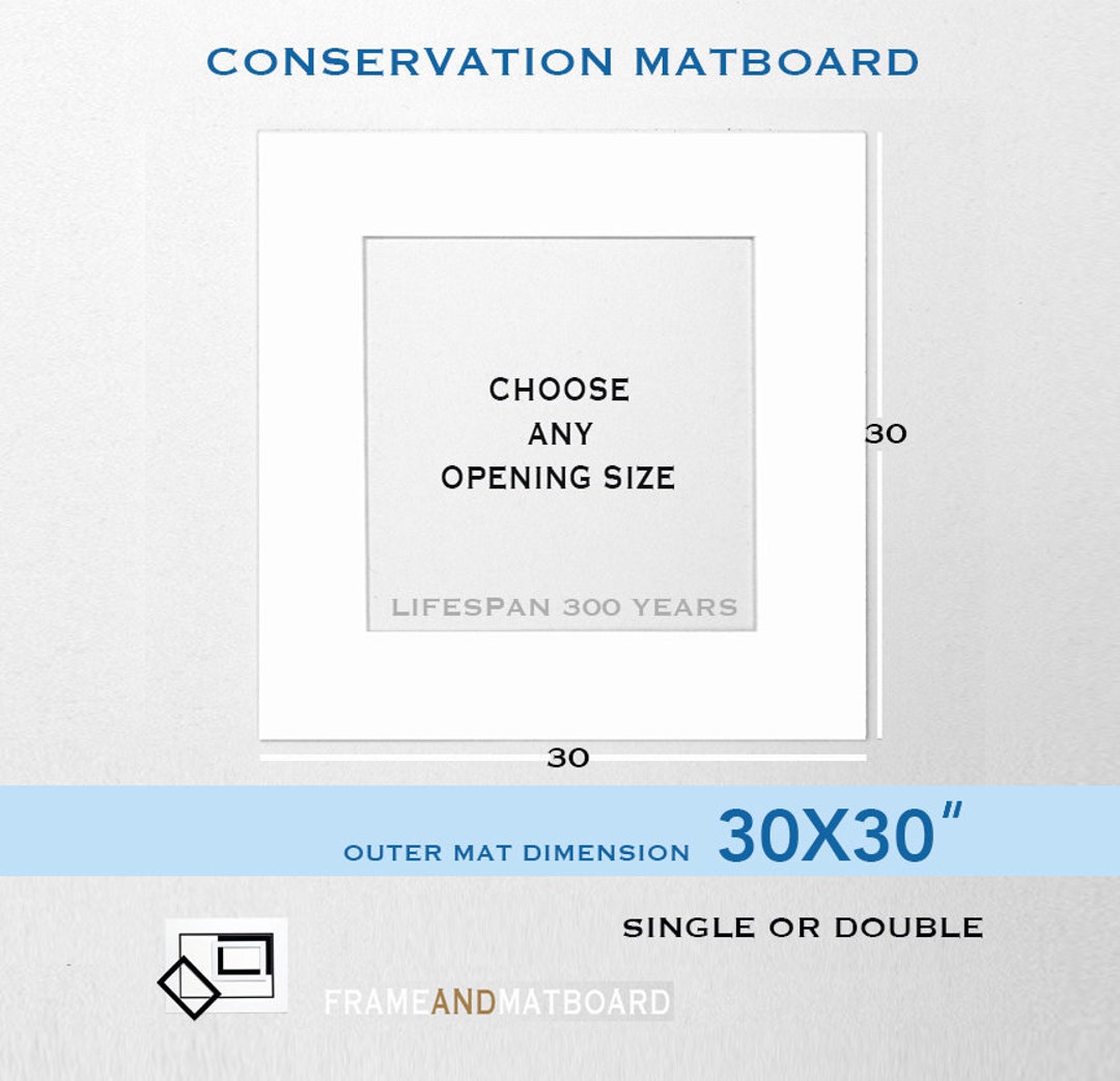 16x20 Whitecore Pre-Cut Mat Board - Pack of 50
