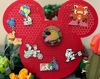 Pin Board (Mickey Mouse) | 3D Colored Printed | for Enamel Pins | More shapes in Shop