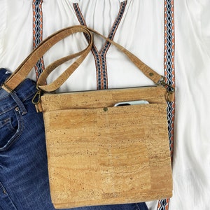 Cork Crossbody Bag, Cork purse