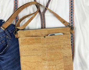 Cork Crossbody Bag, Cork purse