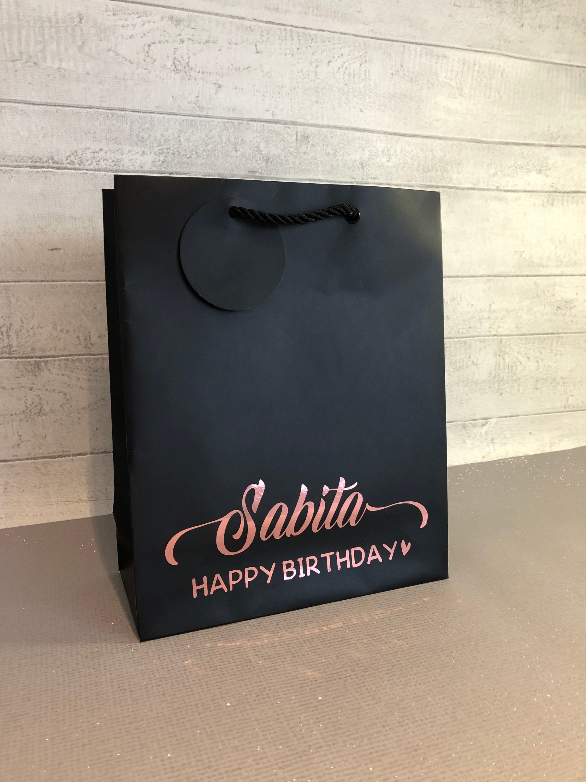 Small Luxury Black Gift Bags Literacy Basics