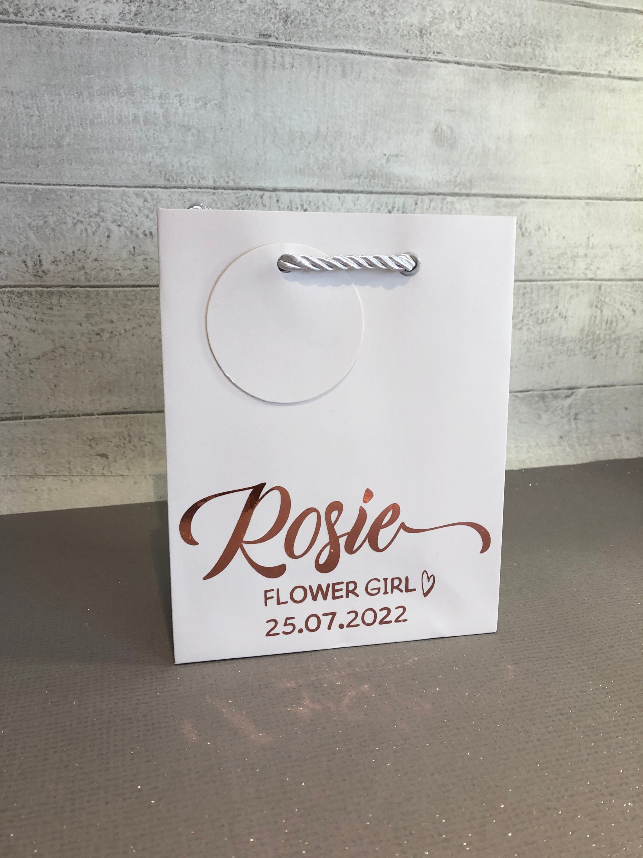 Personalised Gift Bag/luxury White Gift Bag/gift Etsy Canada