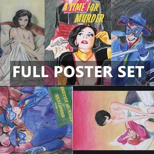 Full Vbros Pulp Fiction Parody Poster Set