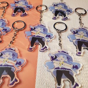 Snow Miku Keychain Charm