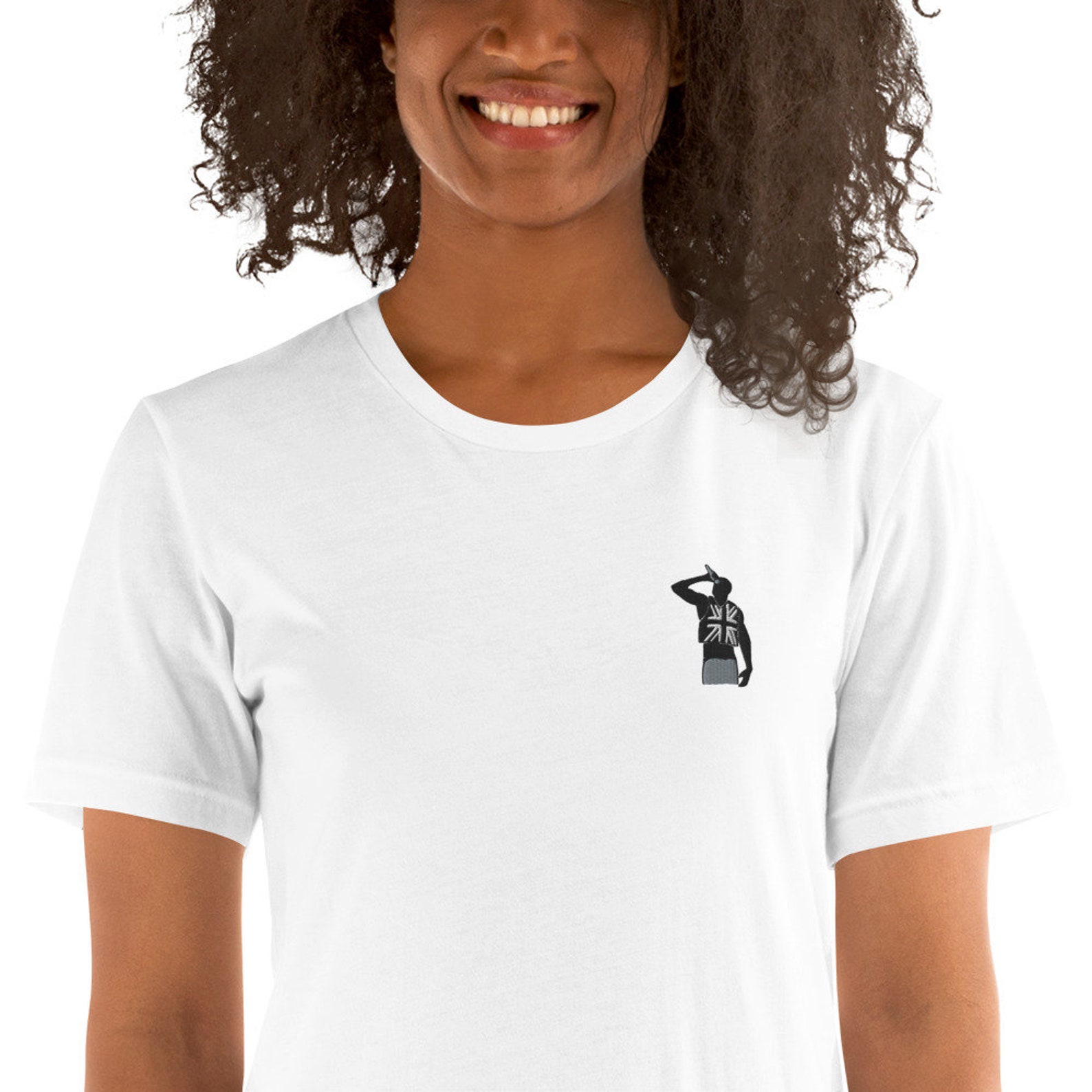 STORMZY at Glastonbury White Embroidered T-Shirt featuring | Etsy