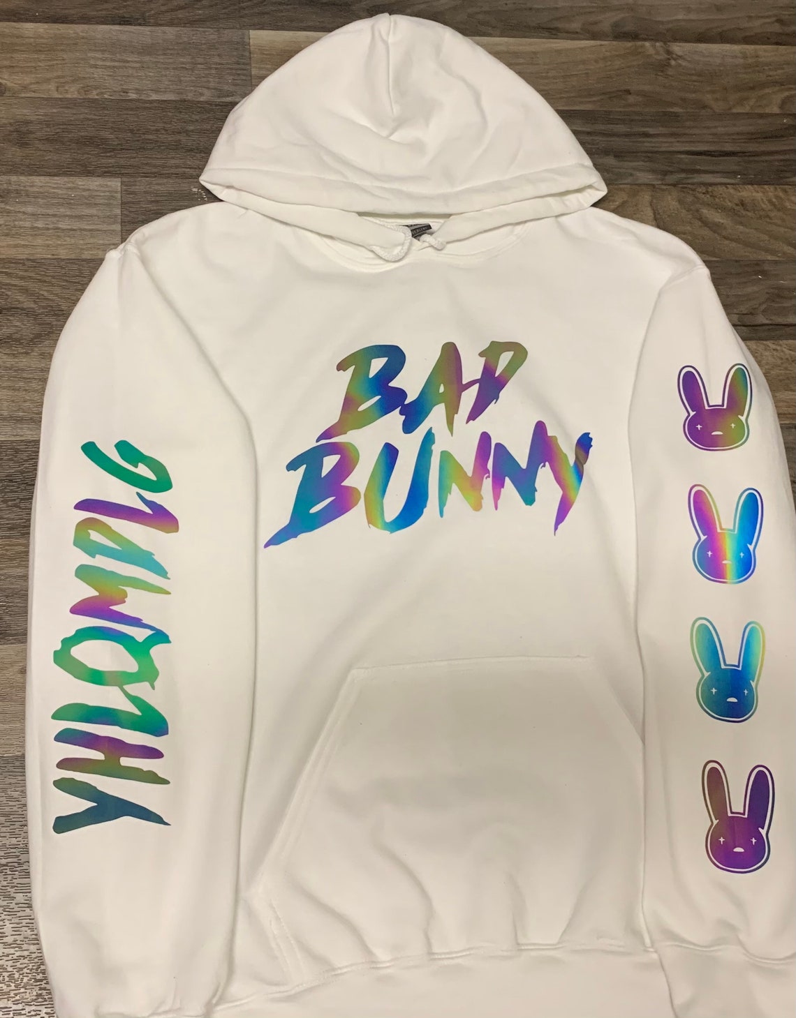 red bad bunny hoodie