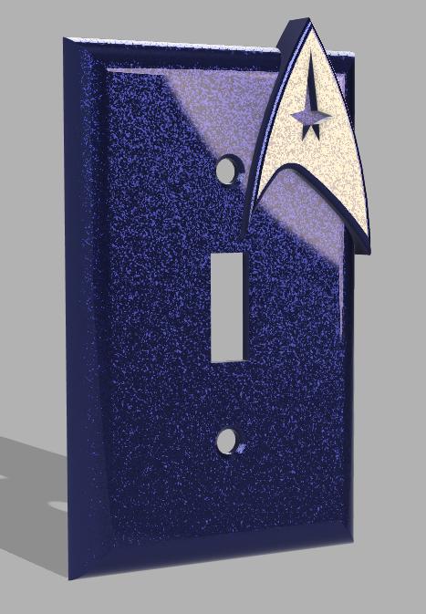 Star Trek Inspired Standard Light Switch Cover **STL File ONLY** - Etsy