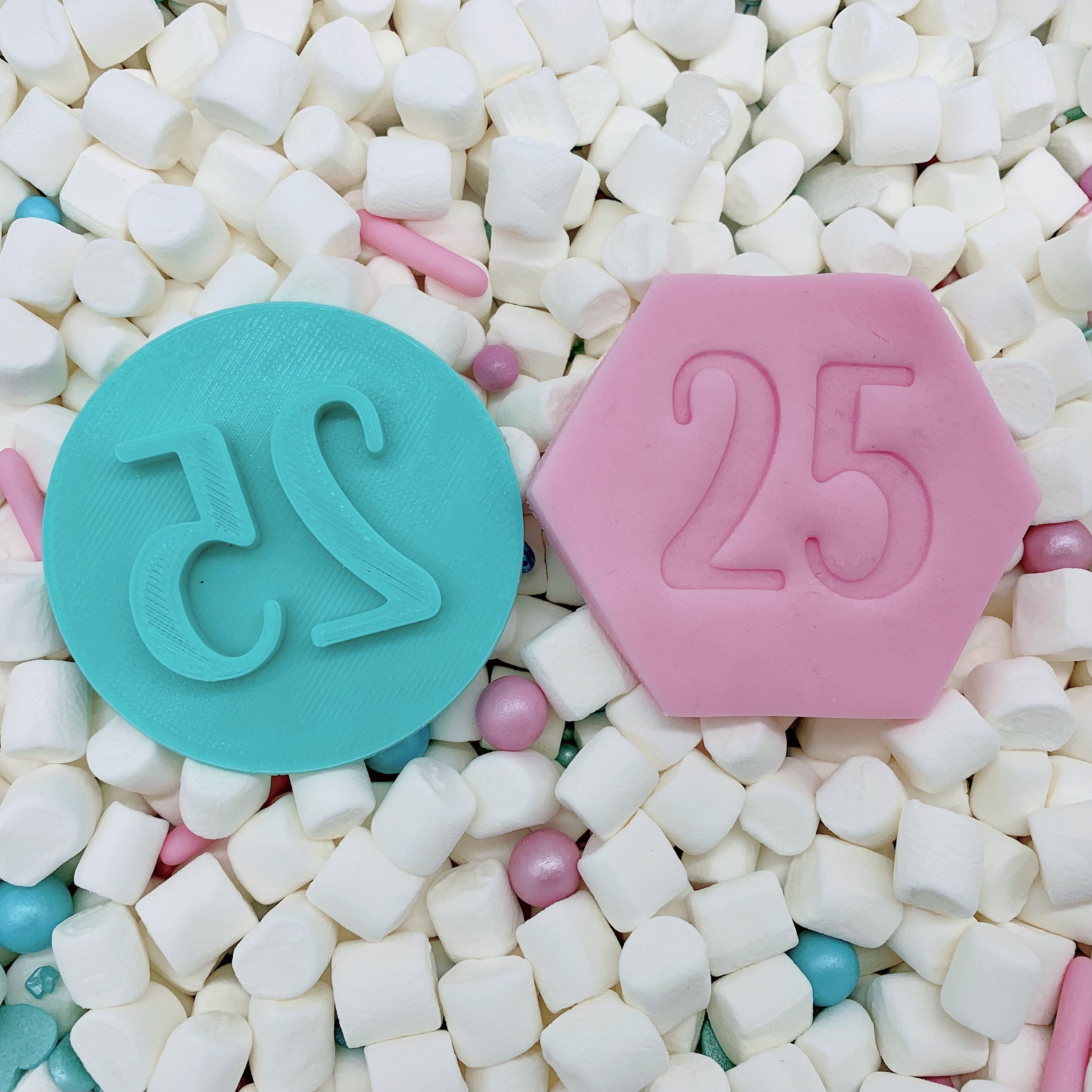 Number Stamp fondant & cookie embosser stamp Etsy