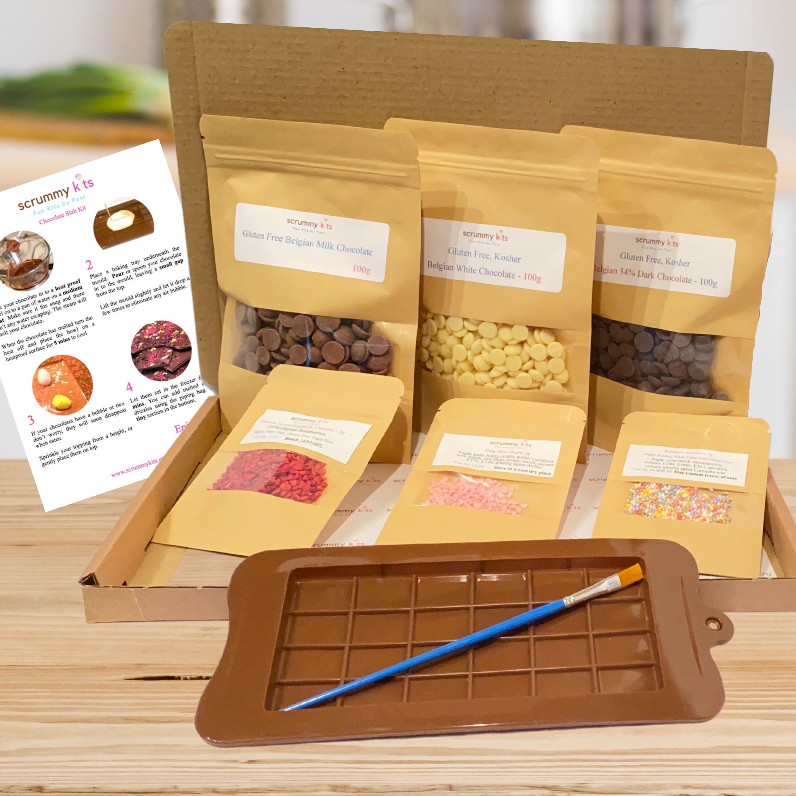 Sugar Free Chocolate Making Kit UK Sugar Free Birthday Gift Etsy