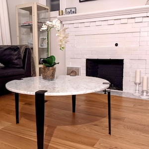 Metal Coffee Table Legs, Metal Table Legs Clamp, DIY Table Legs, Coffee Table Legs, Metal Furniture Legs image 2