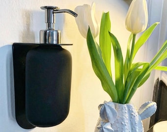 Modern Metal Soap/Sanitizer Pump Holder