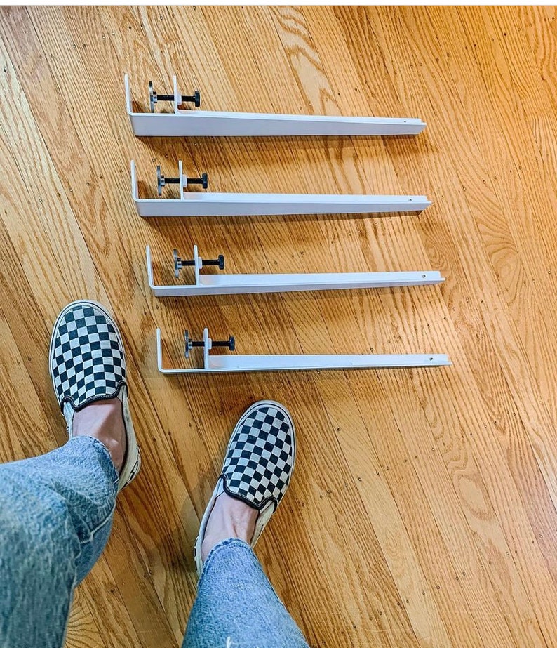 Metal Coffee Table Legs, Metal Table Legs Clamp, DIY Table Legs, Coffee Table Legs, Metal Furniture Legs image 9