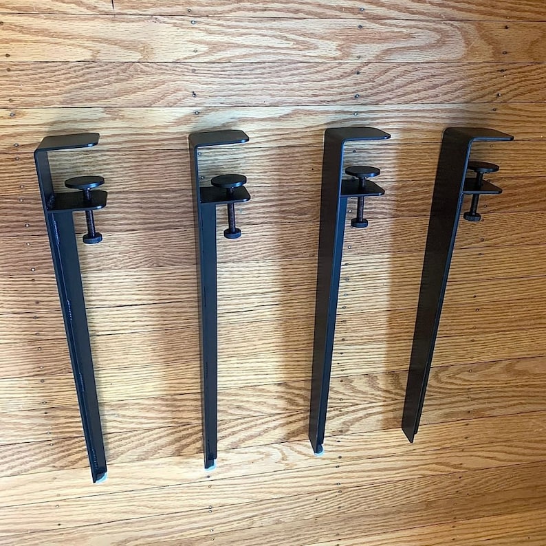 Metal Coffee Table Legs, Metal Table Legs Clamp, DIY Table Legs, Coffee Table Legs, Metal Furniture Legs image 10