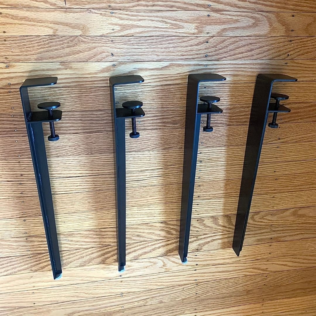 Metal Coffee Table Legs Metal Table Legs Clamp DIY Table Etsy Canada