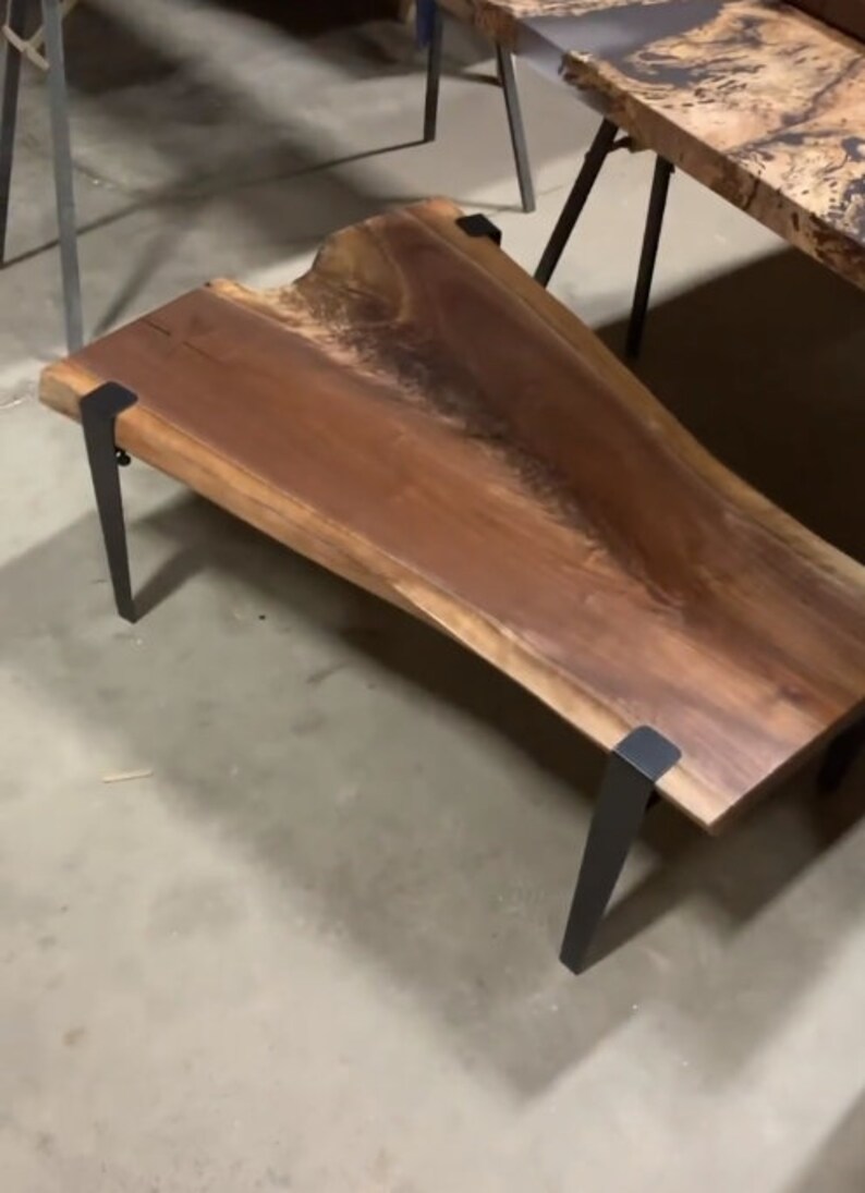 Metal Coffee Table Legs Metal Table Legs Clamp DIY Table Etsy