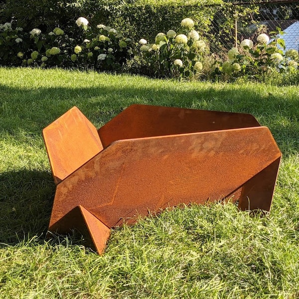 Braciere in acciaio Corten