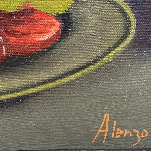 Vintage Original shops Oil Painting Signed