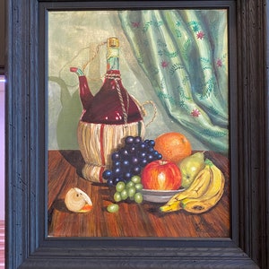 Vintage Original Oil Painting Signed