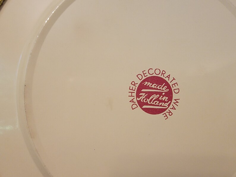 Vintage Daher Tin Plates Etsy