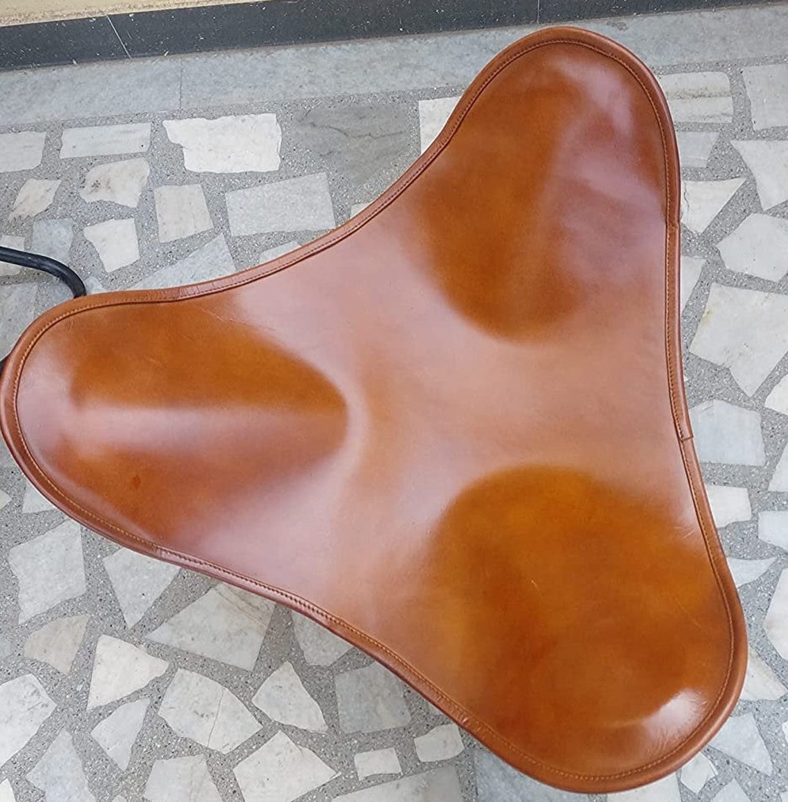 Handmade Leather Arm Chair Cover with Iron Stand and Leather Etsy