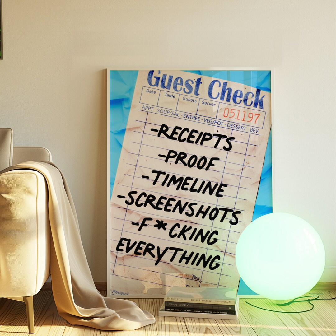 Real Housewives Salt Lake City Receipts Screenshots Wall Art - Etsy