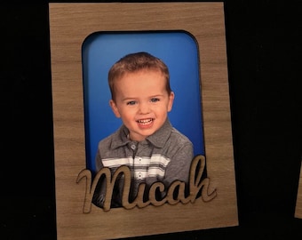 Marcos de fotos personalizados con imanes para nevera - Marcos magnéticos de madera - Imanes para nevera - Marcos de fotos personalizados - Marco para fotos de mascotas