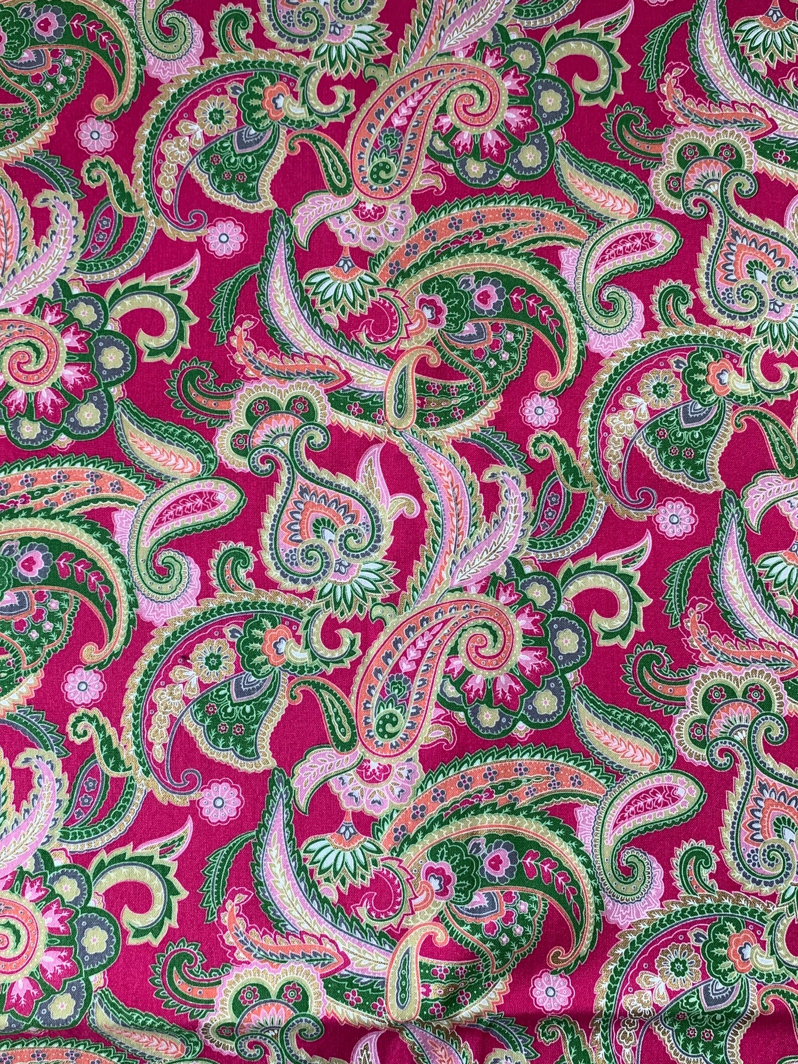 Pink design Fabric by Joann Fabric Sewing Quilting Sold Etsy
