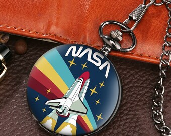 Nasa Pocket Watch - Etsy